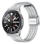 Stalen bandje - Zilver - Samsung Galaxy Watch - 46mm / Samsung Gear S3 afbeelding