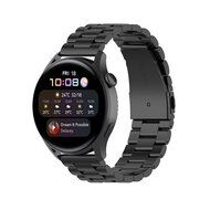 Stalen schakelband - Zwart - Samsung Galaxy Watch - 46mm / Samsung Gear S3 afbeelding