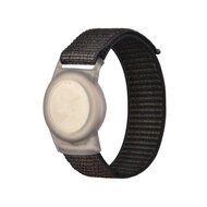 AirTag nylon loop bandje - M/L - Zwart