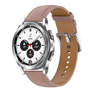 Luxe leren bandje - Oudroze - Samsung Galaxy Watch 4 Classic - 42mm / 46mm afbeelding