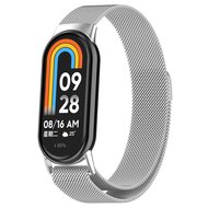 Milanese band - Zilver - Xiaomi Smart Band 8 & 9 afbeelding