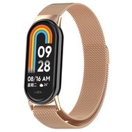 Milanese band - Champagne goud - Xiaomi Smart Band 8 & 9 afbeelding