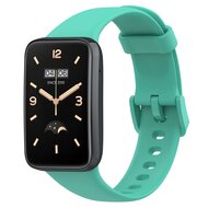 Siliconen sportbandje - Turquoise - Xiaomi Smart band 7 Pro afbeelding