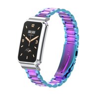 Metalen schakelband met case - Multicolor - Xiaomi Smart band 7 Pro afbeelding