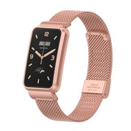 Milanese bandje met case - Rosé goud - Xiaomi Smart band 7 Pro afbeelding