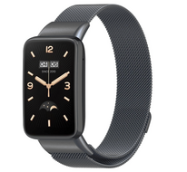 Milanese bandje - Space grey - Xiaomi Smart Band 7 Pro afbeelding