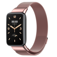 Milanese bandje - Rosé goud - Xiaomi Smart Band 7 Pro afbeelding