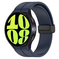 D-buckle sportbandje - Donkerblauw - Samsung Galaxy Watch 6 - 40mm & 44mm afbeelding