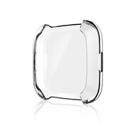 Fitbit Versa 1 soft TPU case (volledig beschermd) - Transparant afbeelding