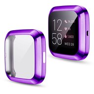 Fitbit Versa 2 Soft TPU case (volledig beschermd) - Paars afbeelding