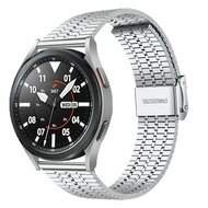 Stalen bandje - Zilver - Samsung Galaxy Watch 6 Classic - 47mm & 43mm afbeelding