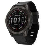 Leren bandje - Zwart - Garmin Epix Gen 2 (47mm) / MARQ / Quatix 7/6/5 afbeelding