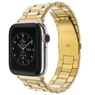 Stalen schakelband - Goud - Geschikt voor Apple watch 42mm / 44mm / 45mm / 49mm