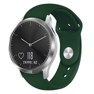 Garmin Venu 3s / Vivoactive 4s / Venu 2s / Vivomove 3s / Forerunner 255s - Sportbandje - Maat: Large - Donkergroen afbeelding