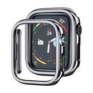 Hard case 41mm (open front) - Zwart (glans) - Geschikt voor Apple Watch 41mm afbeelding