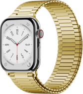 Magnetische stalen band - Zeer sterke magneet - Goud - Geschikt voor Apple Watch 38mm / 40mm / 41mm