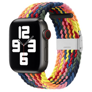 Braided nylon bandje - Multicolor Summer - Geschikt voor Apple Watch 44mm / 45mm / 46mm / 49mm afbeelding