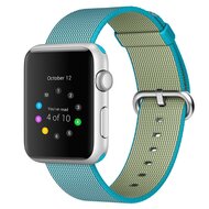 Nylon bandje - Blauw - Geschikt voor Apple Watch 44mm / 45mm / 46mm / 49mm afbeelding