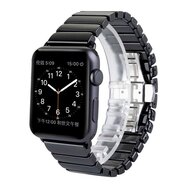 Schakelarmband Keramisch bandje - Zwart - Geschikt voor Apple Watch 44mm / 45mm / 46mm / 49mm afbeelding