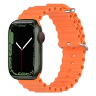 Ocean bandje - Oranje - Geschikt voor Apple Watch 38mm / 40mm / 41mm / 42mm afbeelding