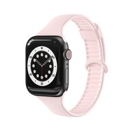 TPU Slim Fit bandje - Lichtroze - Geschikt voor Apple Watch 44mm / 45mm / 46mm / 49mm afbeelding