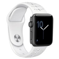 Sportbandje combi-kleuren - Wit - Geschikt voor Apple Watch 38mm / 40mm / 41mm / 42mm afbeelding