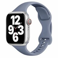 Sportbandje Slim Fit - Grijsblauw - Geschikt voor Apple Watch 38mm / 40mm / 41mm / 42mm afbeelding