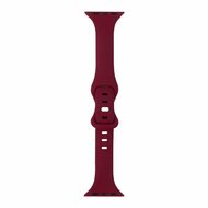 Sportbandje Slim Fit - Bordeaux - Geschikt voor Apple Watch 44mm / 45mm / 46mm / 49mm afbeelding