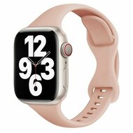 Sportbandje Slim Fit - Lichtroze - Geschikt voor Apple Watch 44mm / 45mm / 46mm / 49mm afbeelding