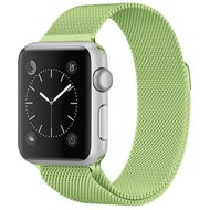 Milanese RVS bandje - Groen - Geschikt voor Apple Watch 38mm / 40mm / 41mm / 42mm afbeelding
