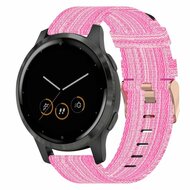 Huawei GT 4 - 41mm - Canvas nylon bandje - Roze