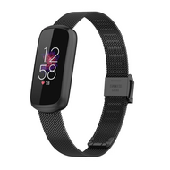 Fitbit Luxe - Milanese bandje met klemsluiting - Zwart afbeelding