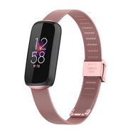 Fitbit Luxe - Milanese bandje met klemsluiting - Rosé goud afbeelding