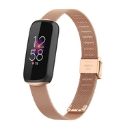 Fitbit Luxe - Milanese bandje met klemsluiting - Champagne goud afbeelding