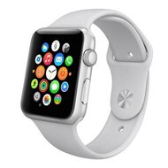 Rubberen sportbandje - Grijs - Geschikt voor Apple Watch 44mm / 45mm / 46mm / 49mm afbeelding