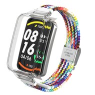 Braided nylon bandje met case - Multicolor - Xiaomi Smart band 7 Pro afbeelding