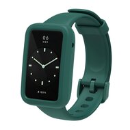Siliconen sportbandje met case - Groen - Xiaomi Smart band 7 Pro afbeelding