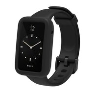 Siliconen sportbandje met case - Zwart - Xiaomi Smart band 7 Pro afbeelding