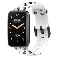 Siliconen bandje met print - Dierenpootjes - Xiaomi Smart band 7 Pro afbeelding