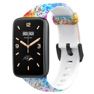 Siliconen bandje met print - Verfprint - Xiaomi Smart band 7 Pro afbeelding