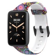 Siliconen bandje met print - Multicolor - Xiaomi Smart band 7 Pro afbeelding