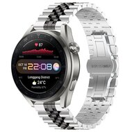 Huawei Watch GT 3 Pro - 43mm - Stalen band - Zilver / zwart afbeelding
