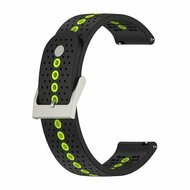 Huawei Watch GT 3 Pro - 43mm - Dot Pattern siliconen bandje - Zwart met geel afbeelding
