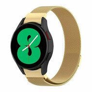 Samsung Galaxy watch 7 / Galaxy Watch FE - 40mm & 44mm - Milanese bandje (ronde connector) - Goud afbeelding