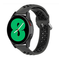 Siliconen sportbandje met gesp - Zwart - Samsung Galaxy watch 7 / Galaxy Watch FE - 40mm & 44mm afbeelding