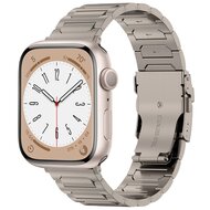 Titanium H-type schakelband - Titanium kleur - Geschikt voor Apple Watch 38mm / 40mm / 41mm / 42mm afbeelding
