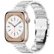 Titanium H-type schakelband - Zilver - Geschikt voor Apple Watch 38mm / 40mm / 41mm / 42mm afbeelding