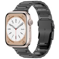 Titanium H-type schakelband - Zwart - Geschikt voor Apple Watch 38mm / 40mm / 41mm / 42mm afbeelding