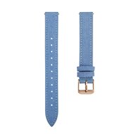 Leren denim bandje - Blauw - Garmin Lily 2 afbeelding
