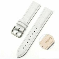 Crocodile leren bandje - Wit - Huawei Watch GT 5 (Pro) / GT 4 / GT 3 / GT 2 - 46mm afbeelding